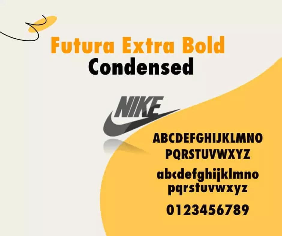 Nike Font Character Map