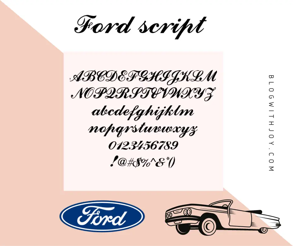 Ford font free download
