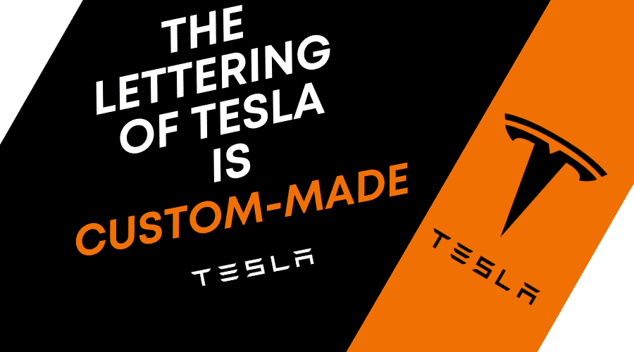 Tesla font