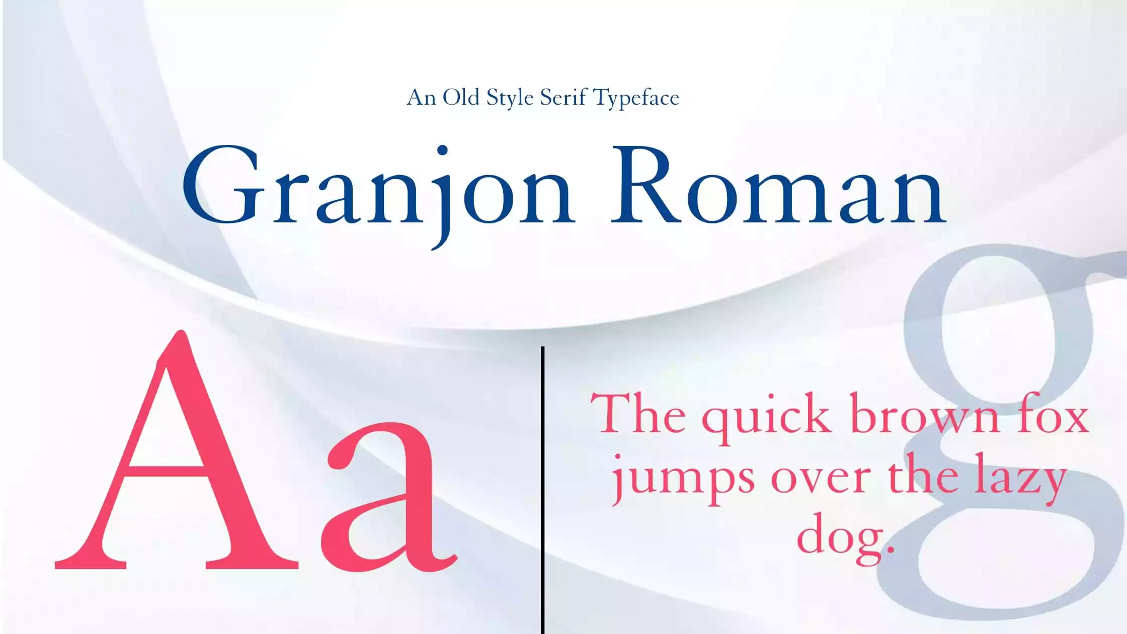 Granjon Roman Font Download