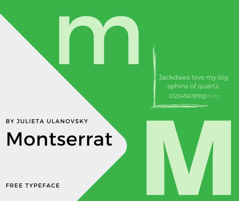 Montserrat Font Free