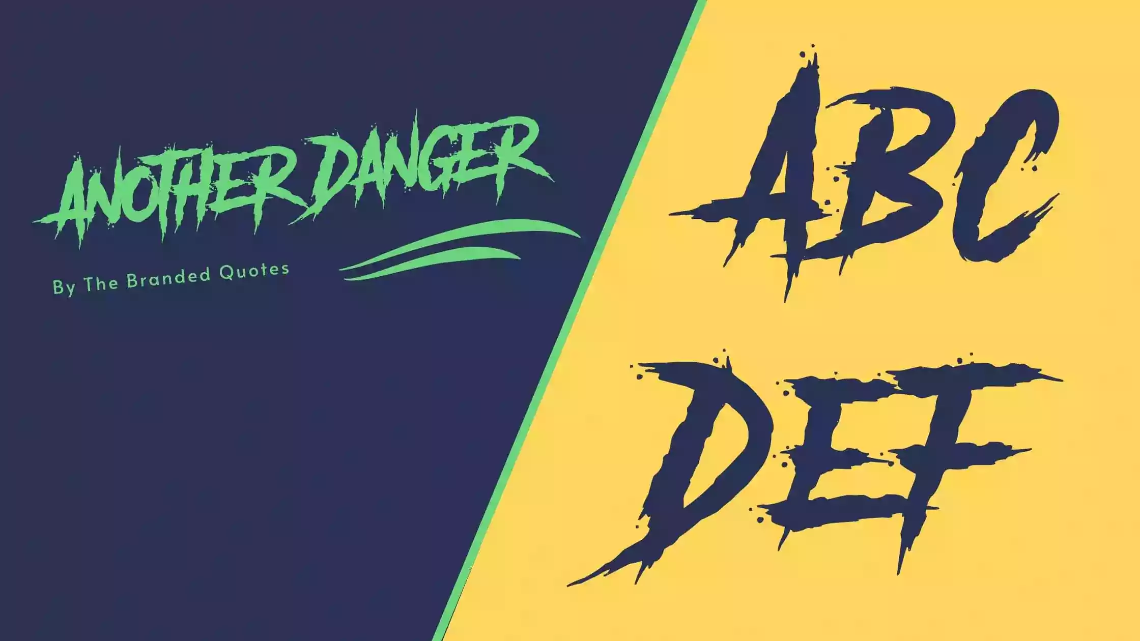 Another Danger Font Download