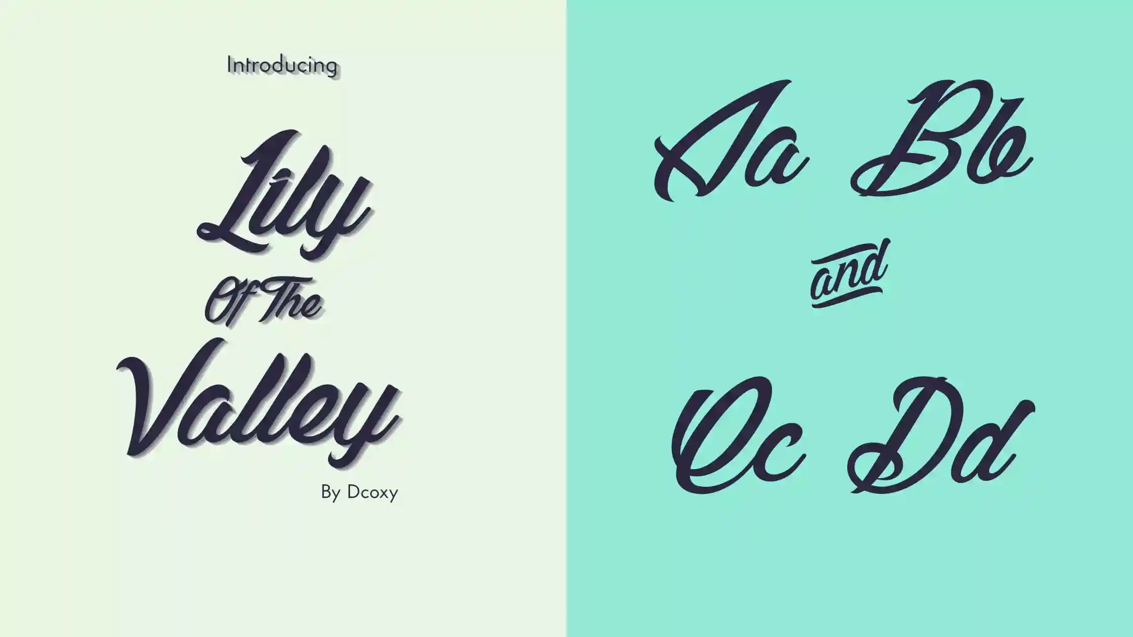 Lily Of The Valley Font Download