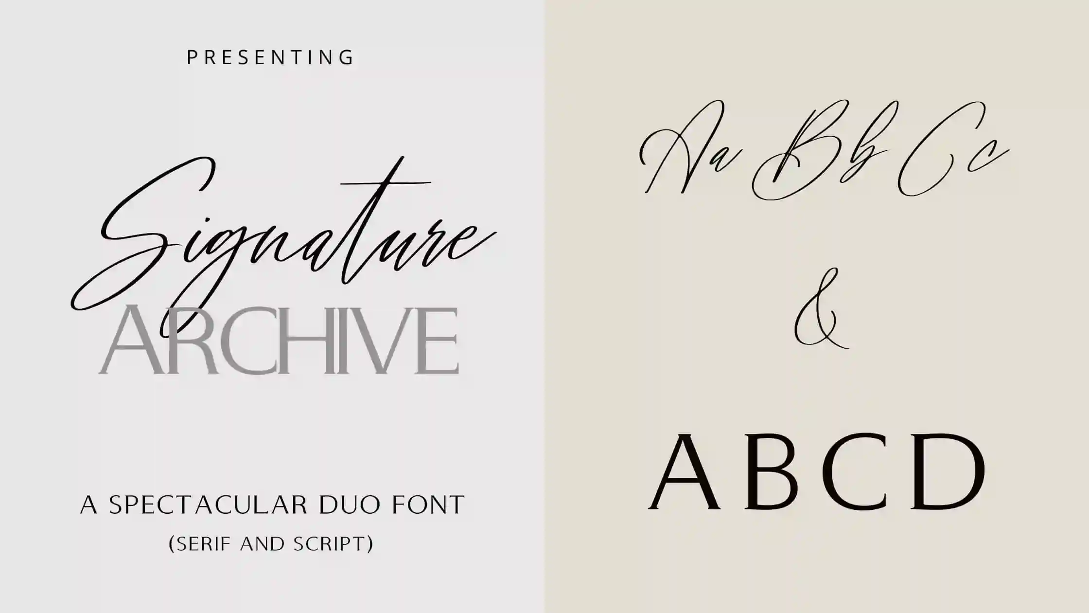 Signature Archive Font Download Free