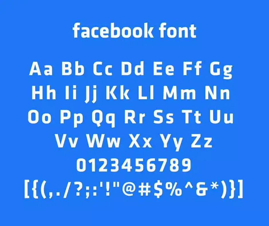 Facebook Logo Font Download Free Fonts Lab