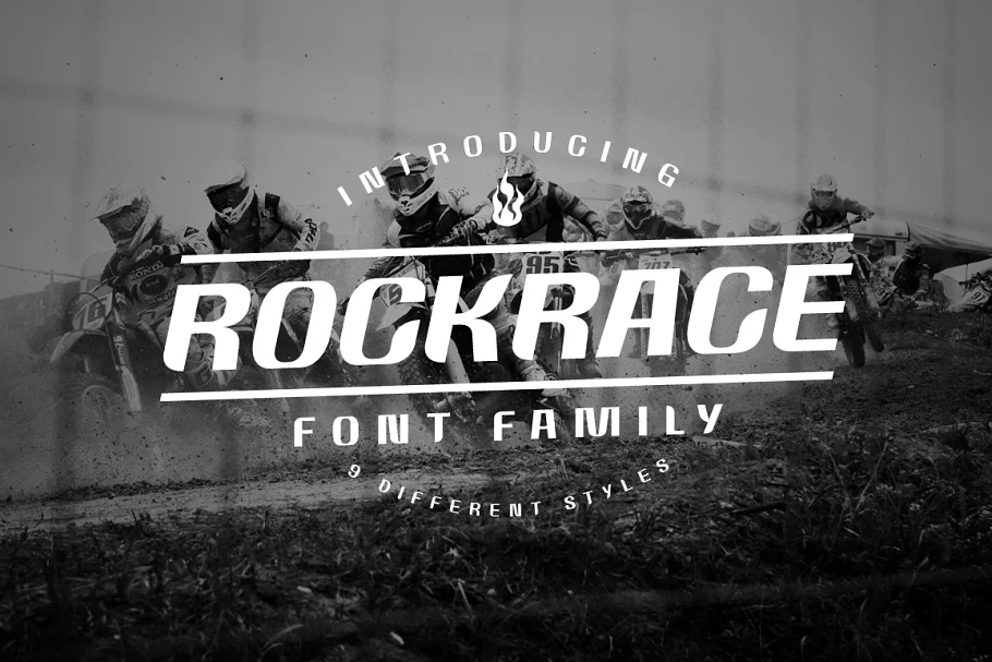 Rockrace font Buy Box