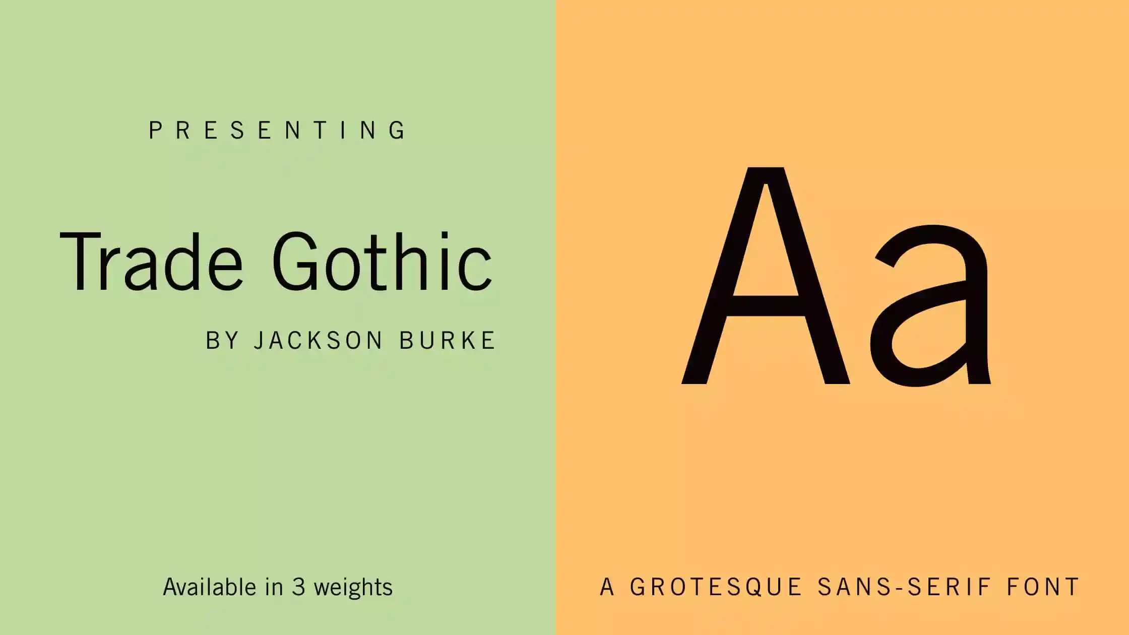 Trade Gothic Font Download