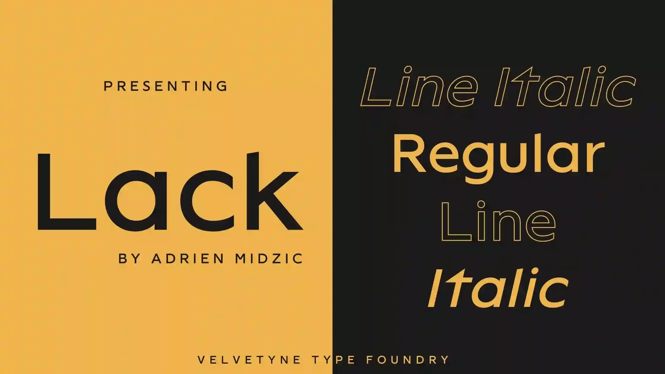 Lack Font Family Free Download