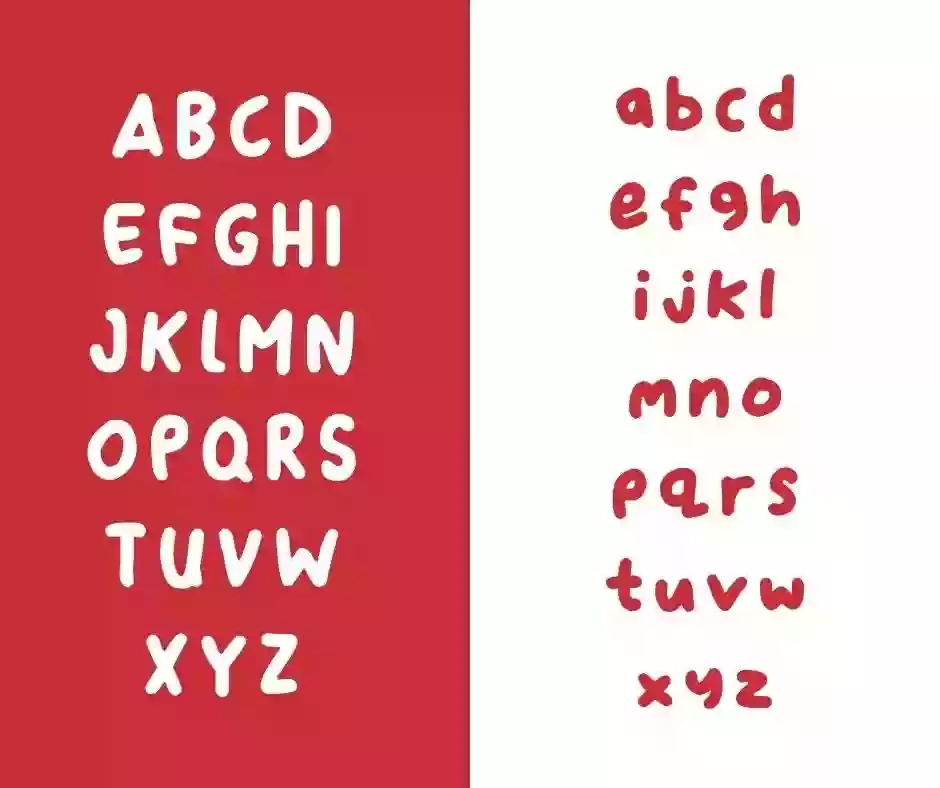 Dear Santa Font Character Map