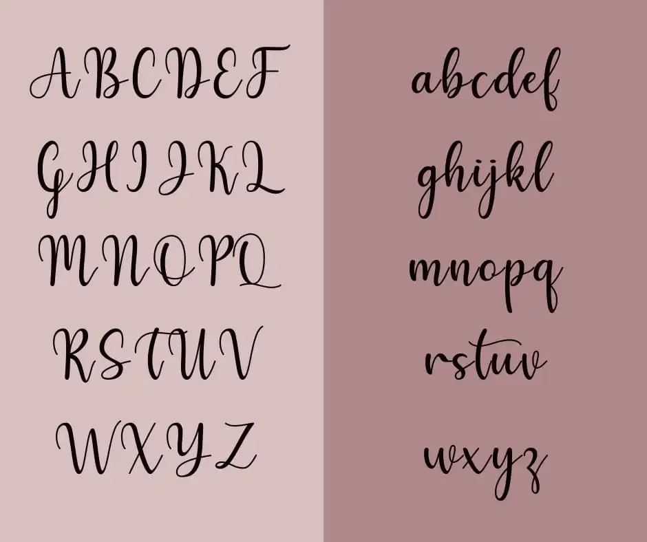 Hello Font Character Map