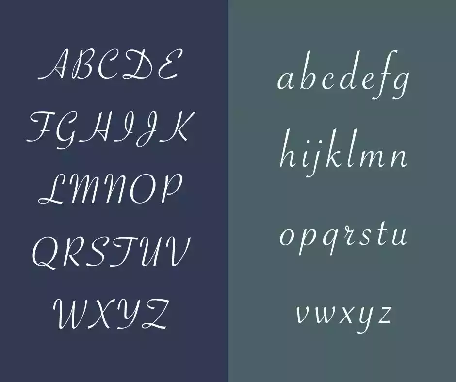 Savoye font Character Map