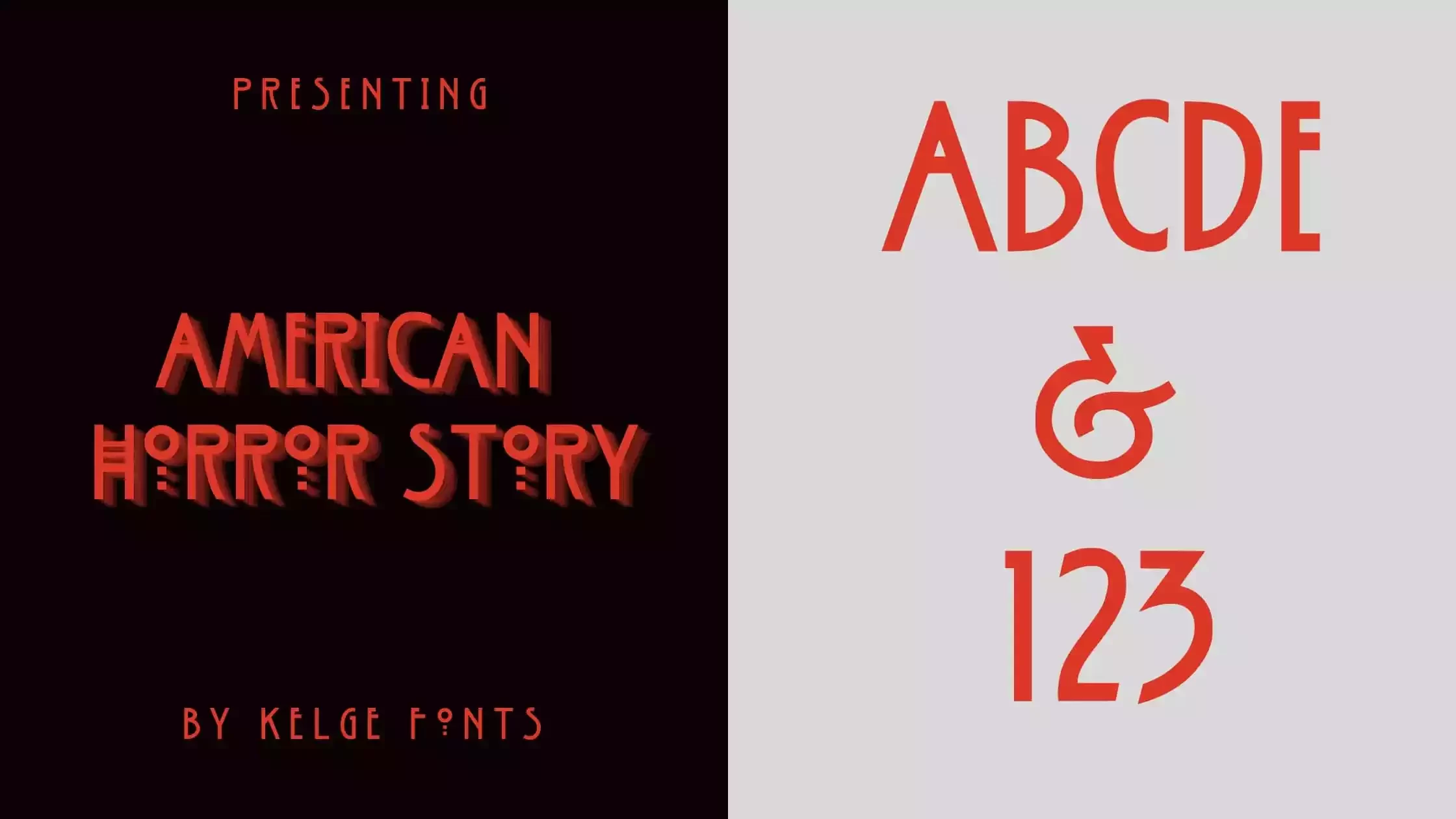 American Horror Story Font Download Free