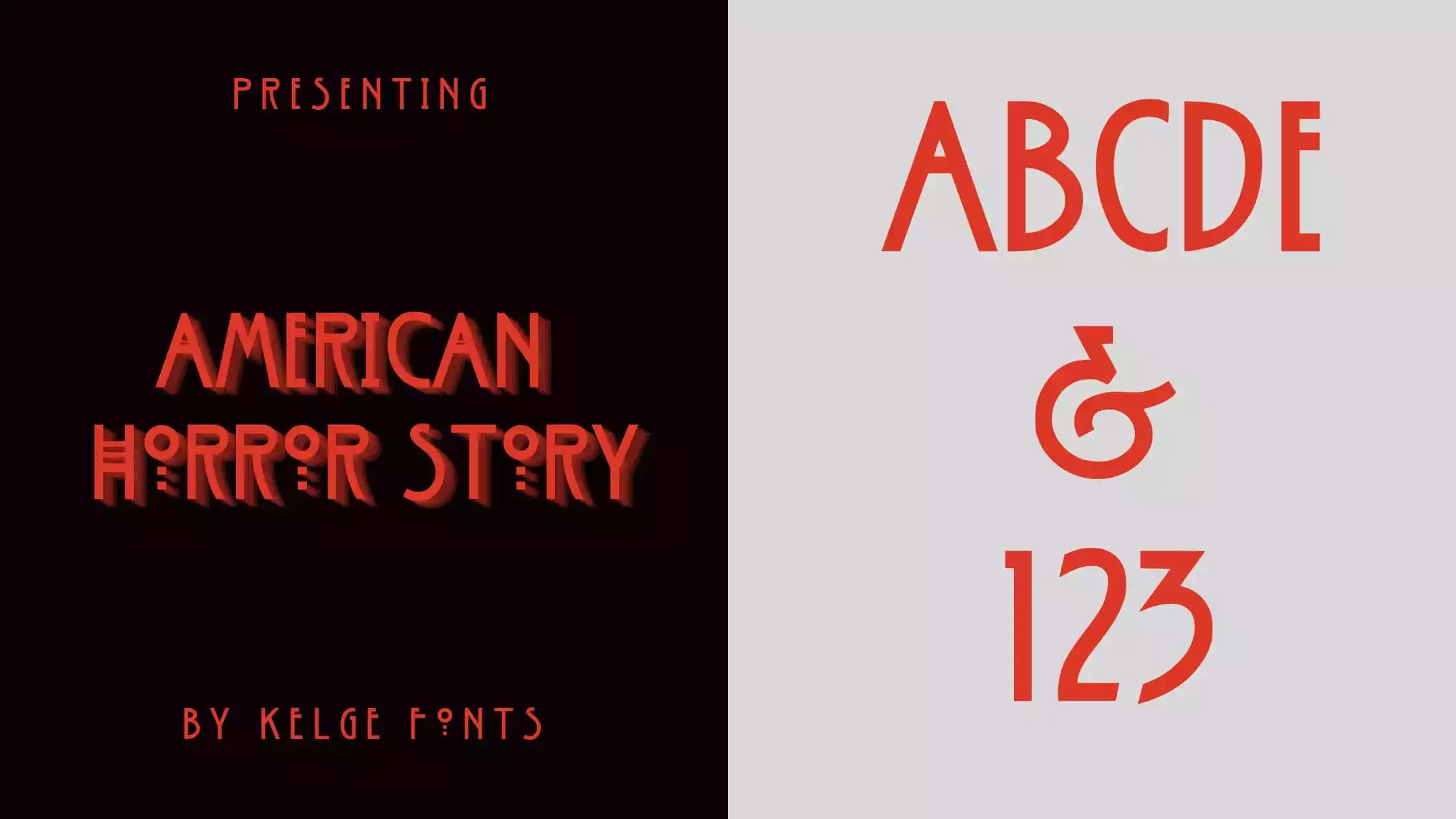 American Horror Story font Download