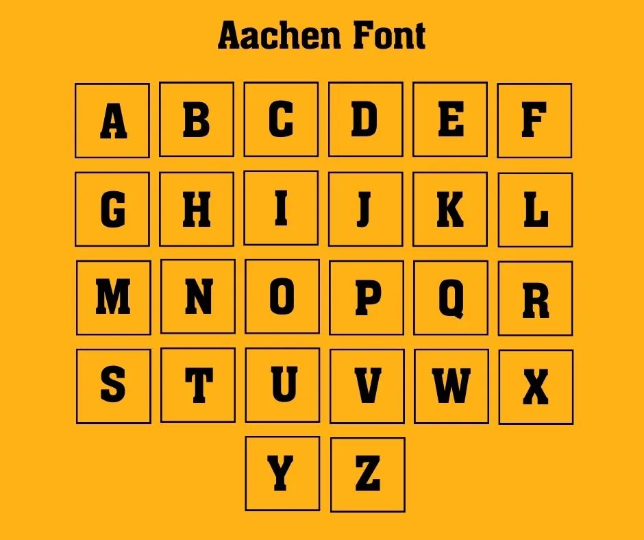 Aachen Font