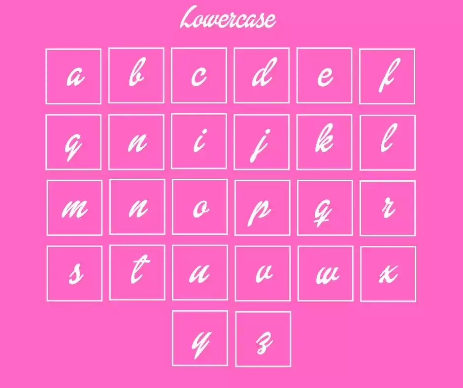 Barbie Font Lowercase