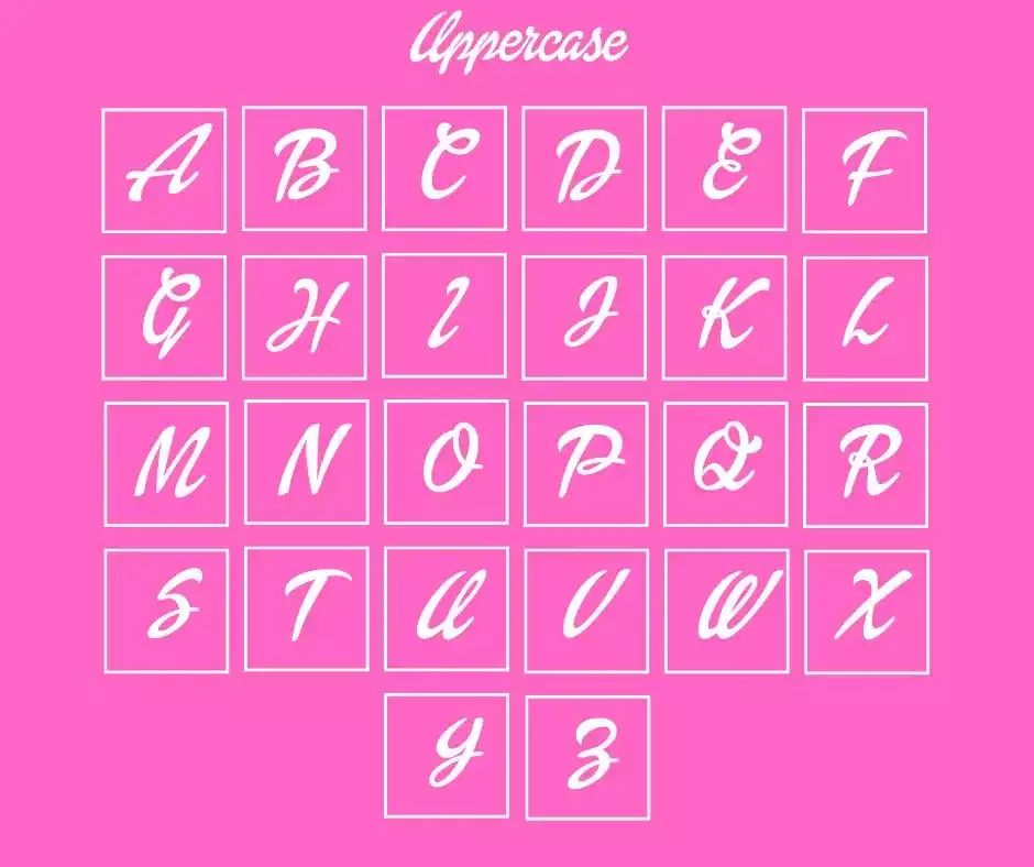 Barbie Font Uppercase