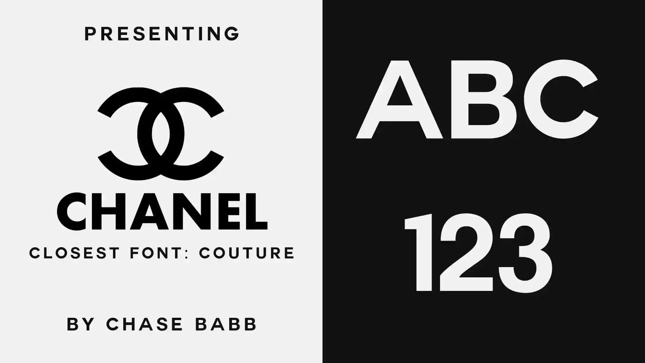 Chanel Font Download