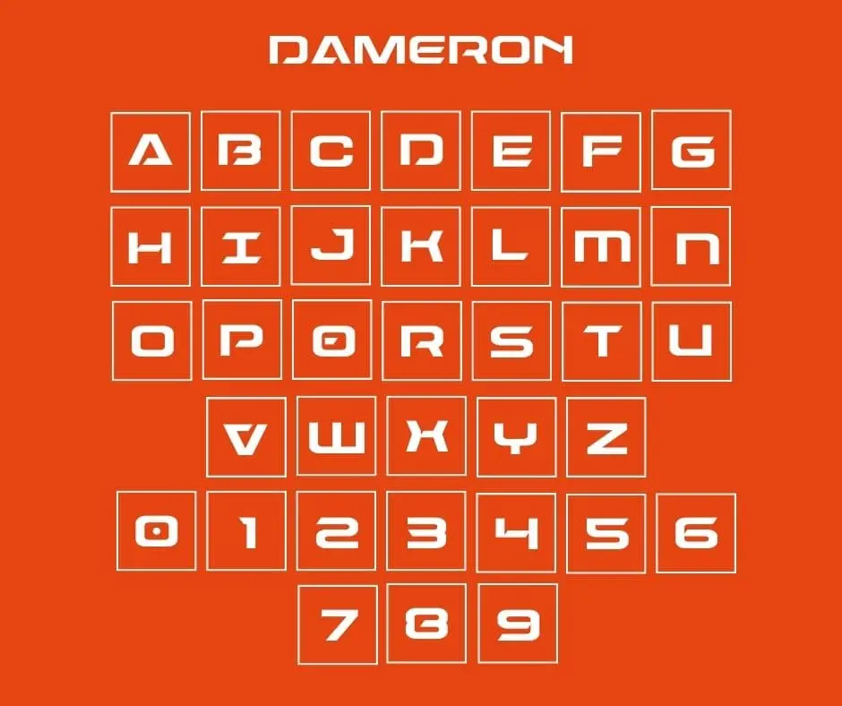 Dameron Font