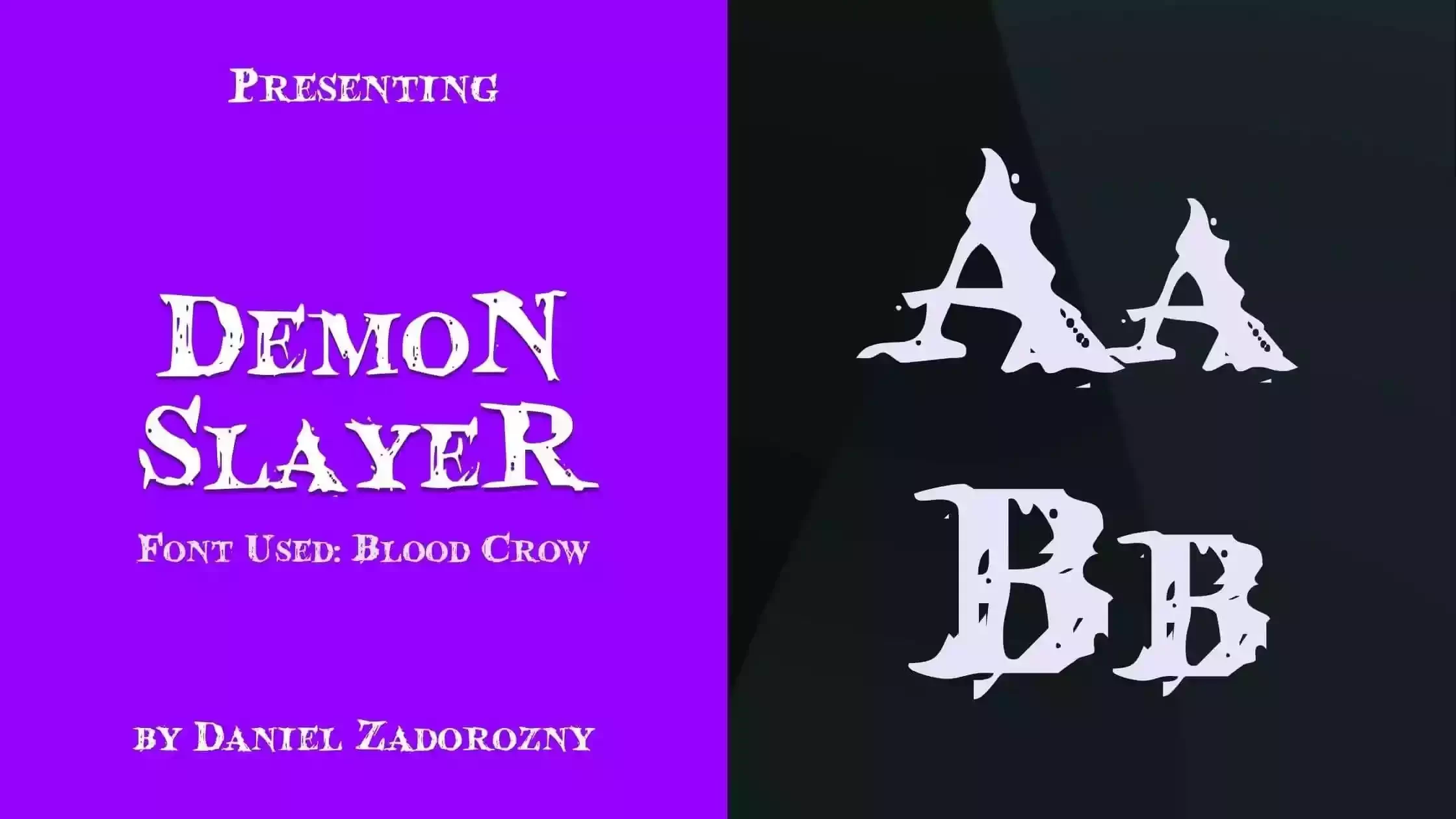Demon Slayer Font Download Free