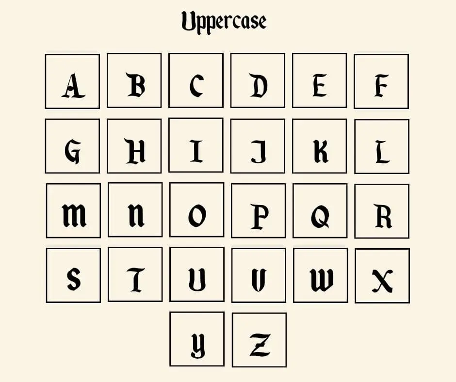Disneyland Font Uppercase Letters
