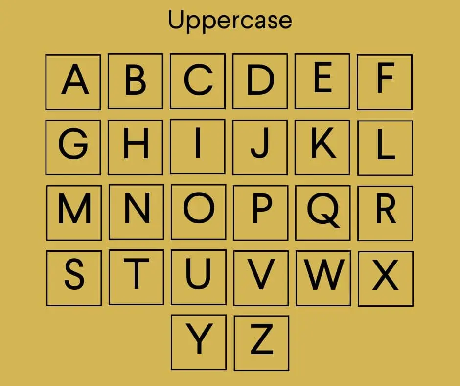 Larsseit Font Uppercase Letters