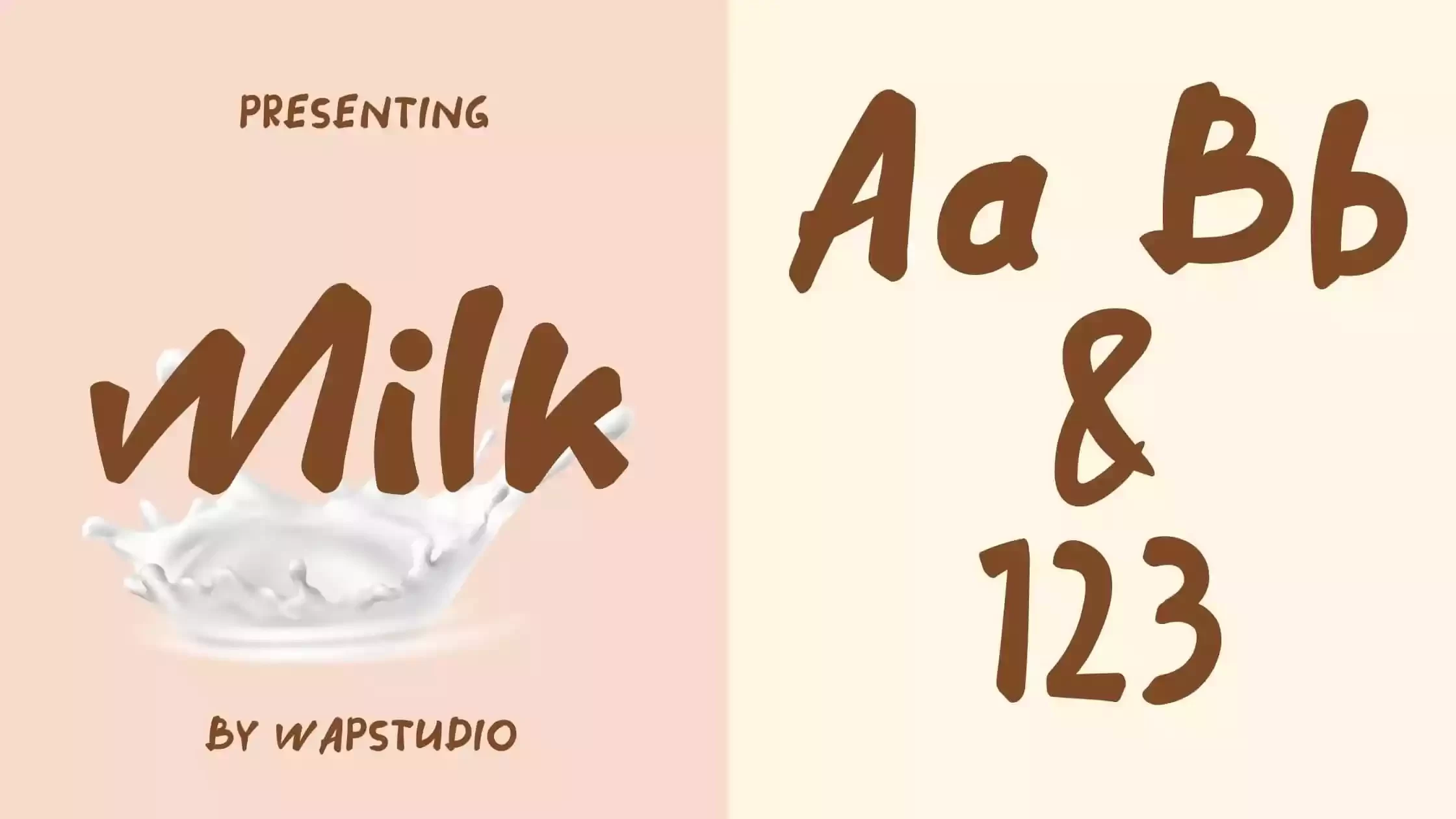 Milk Font Download Free