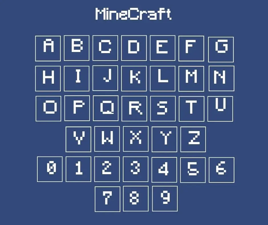 Minecraft Font Download Free - Free Fonts Lab