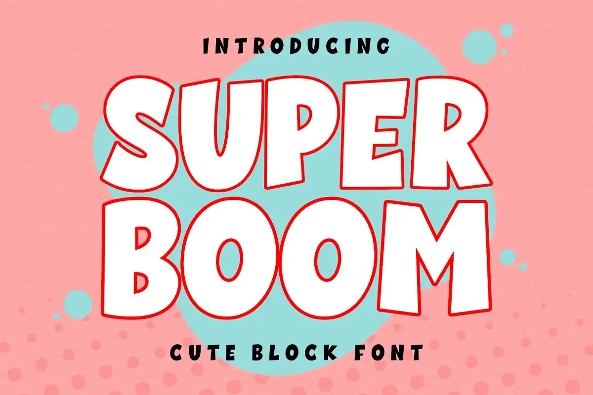 Super Boom Font Buy Box