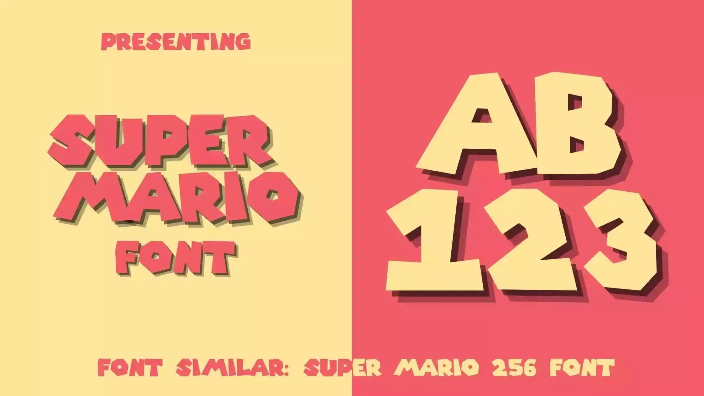 Super Mario Font Download