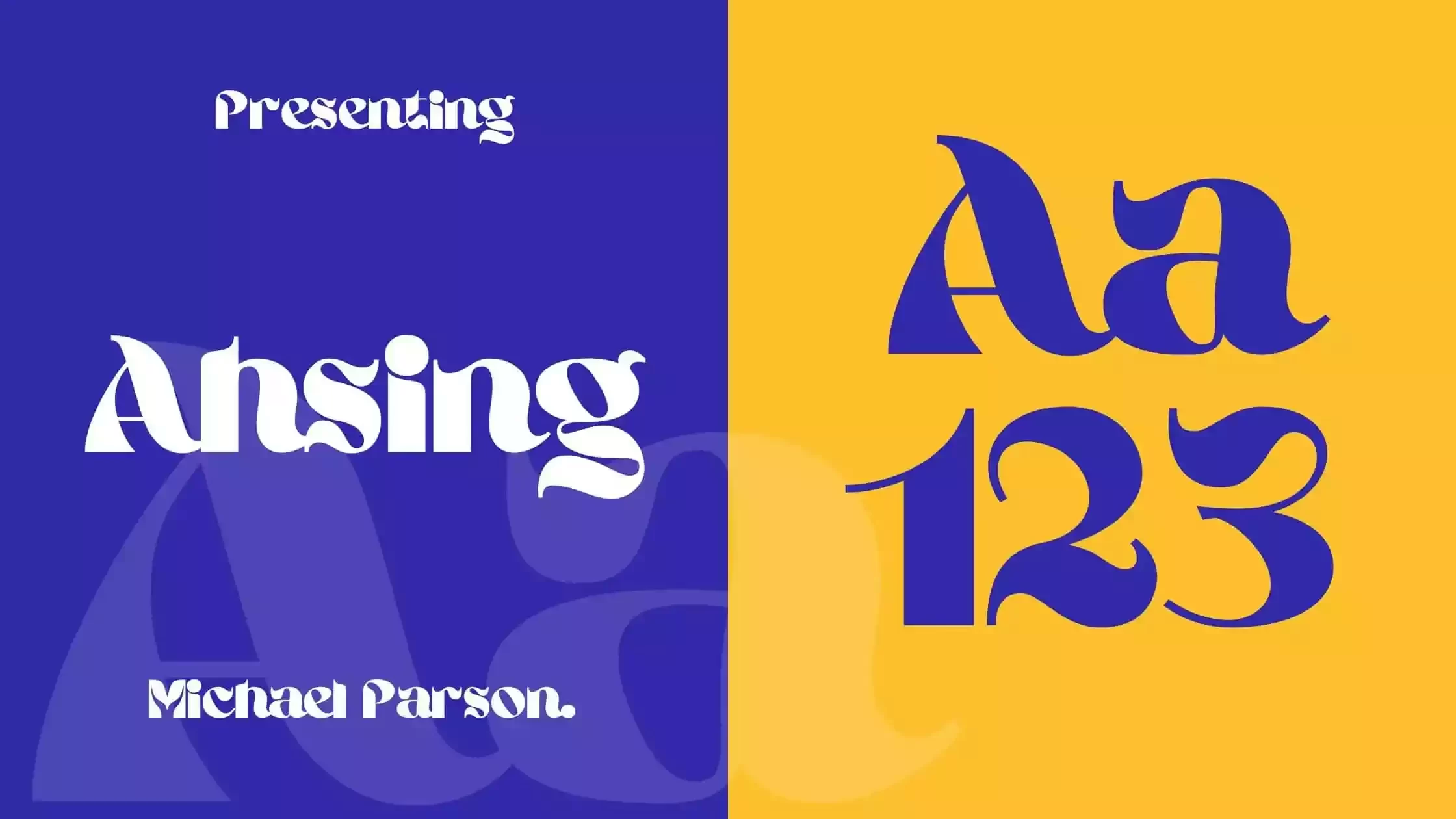 Ahsing Font Free Download