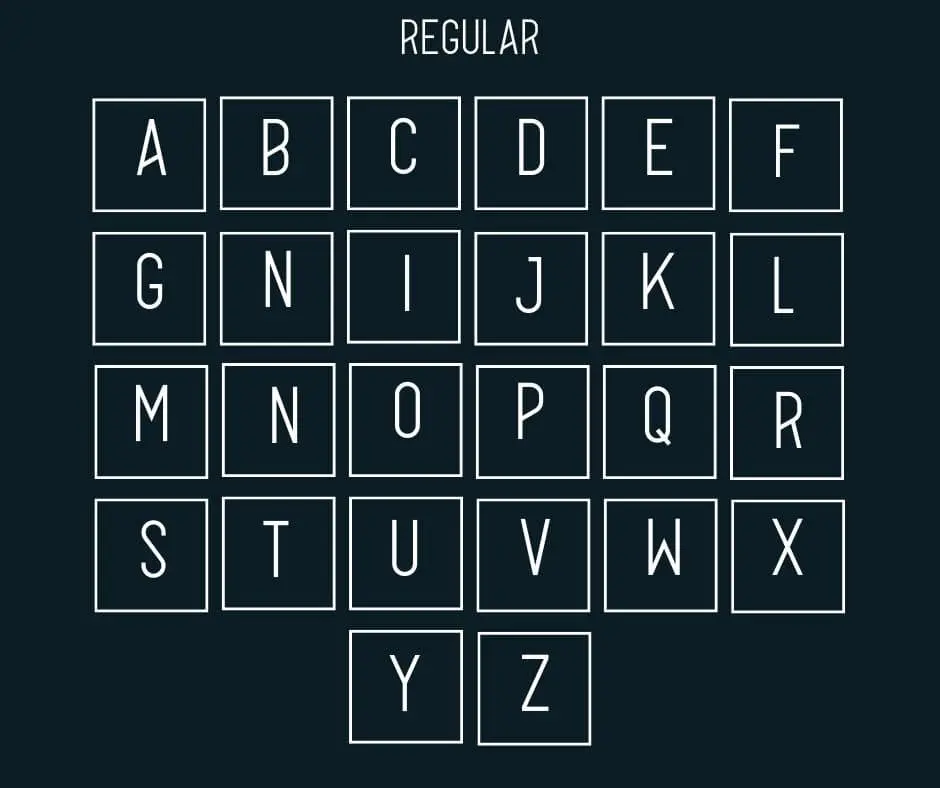 Alpha Regular Font