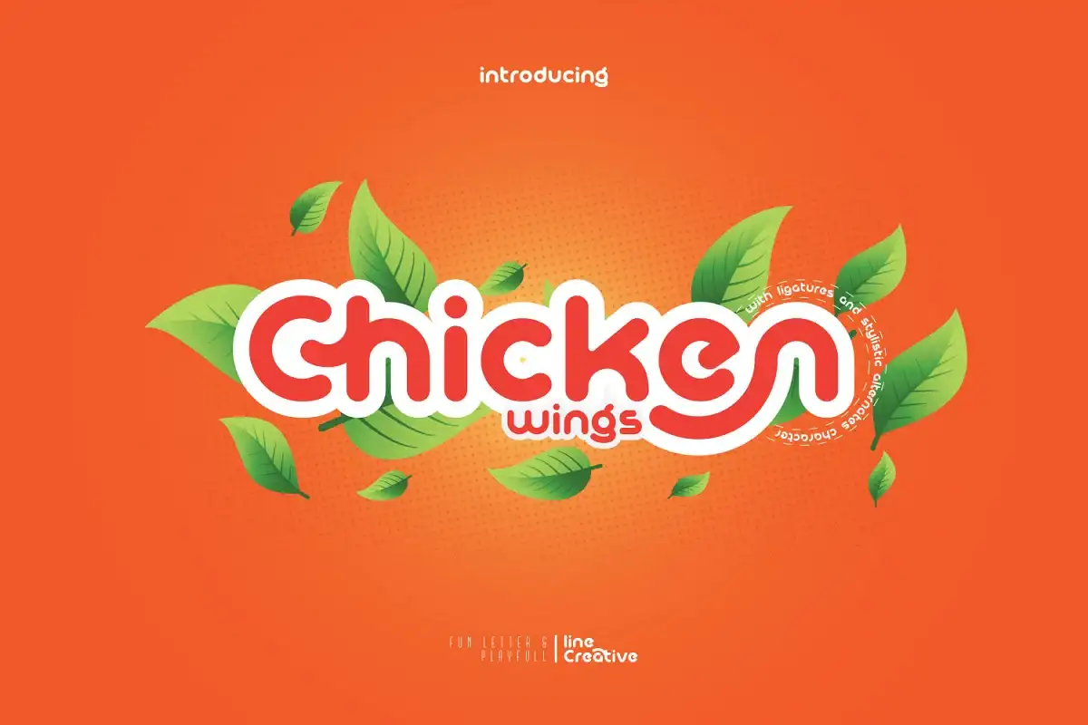 Chicken Wings Font Buy Box