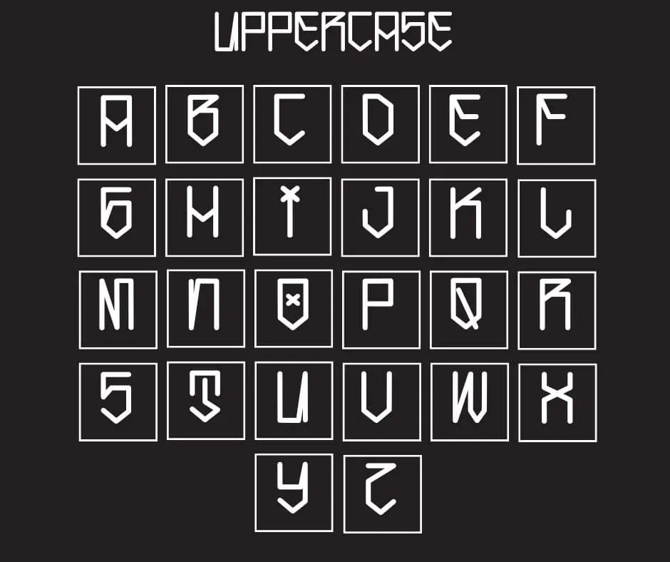Cholo writing Uppercase