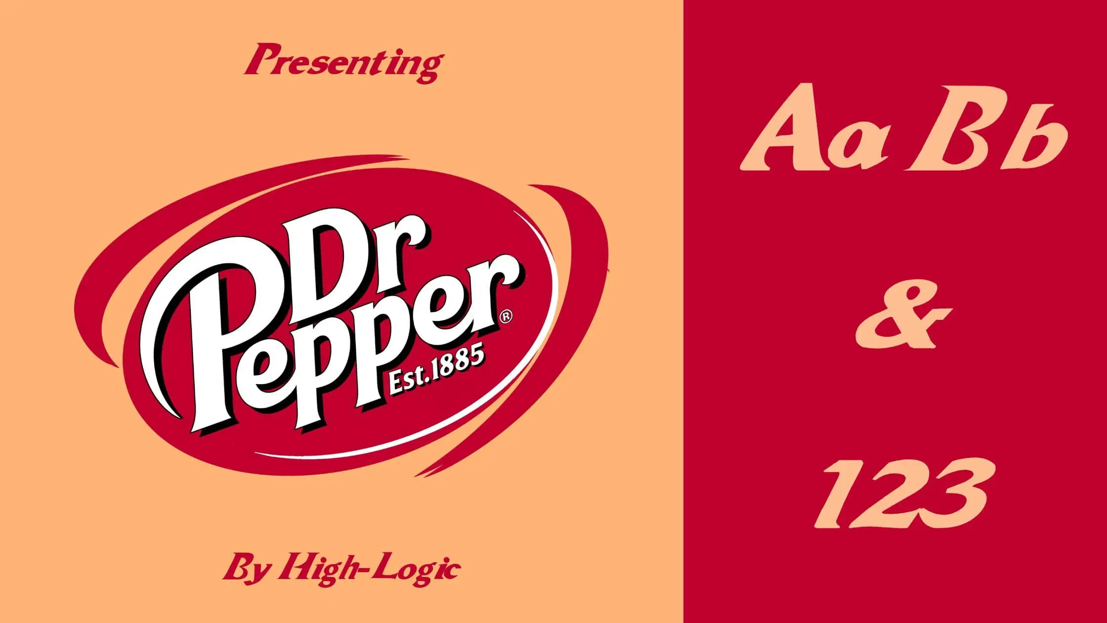Dr pepper font download