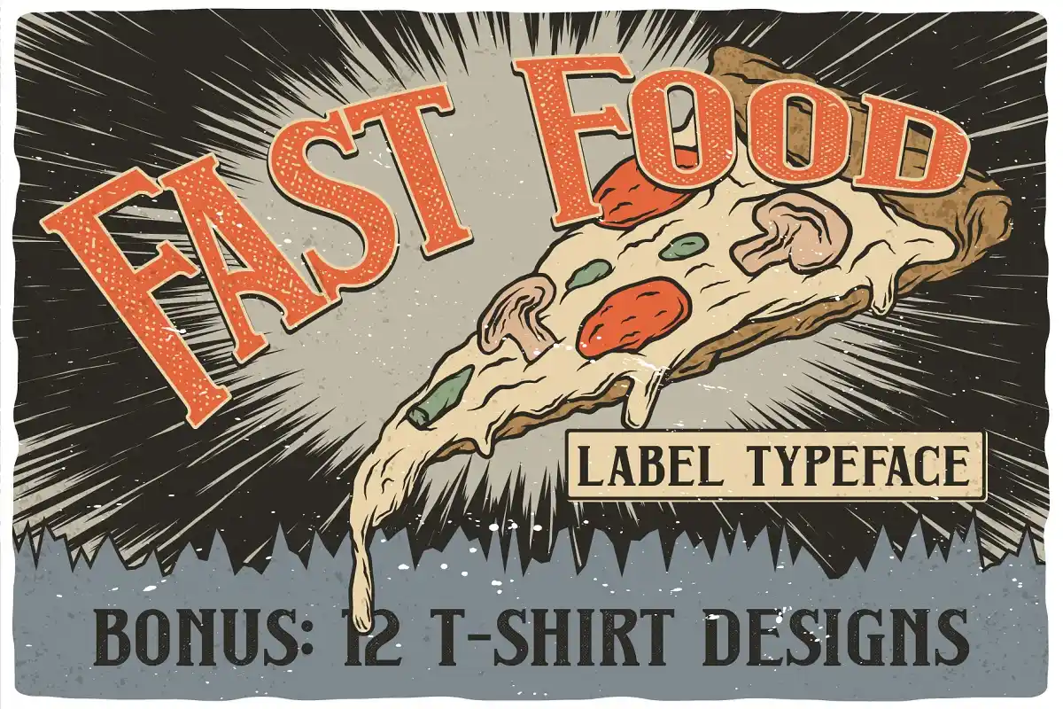 Fast Food Font Buy Box