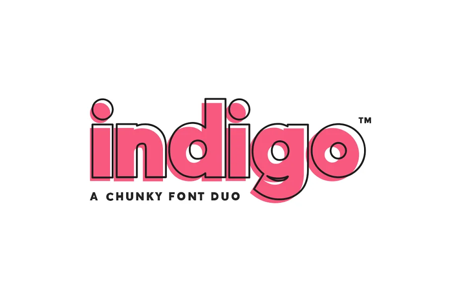 Indigo Font Duo