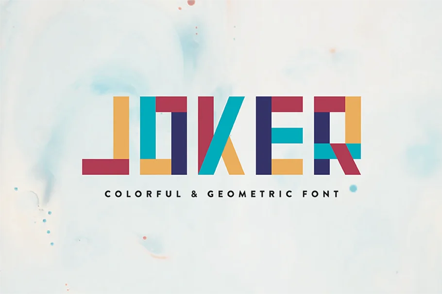 Joker Colorful Font