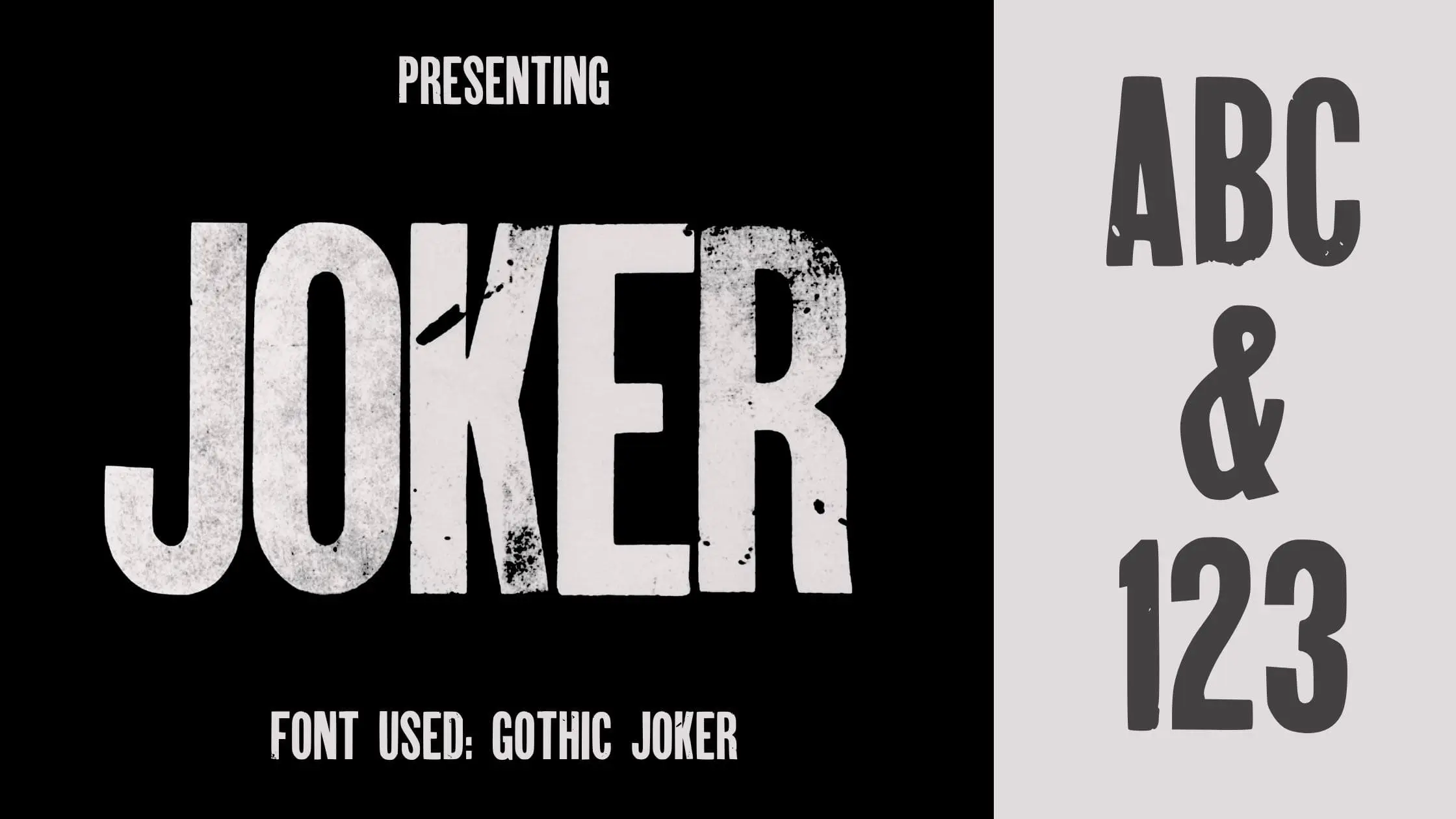 jokker font