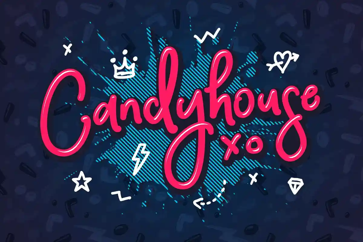 candyhouse font buy box
