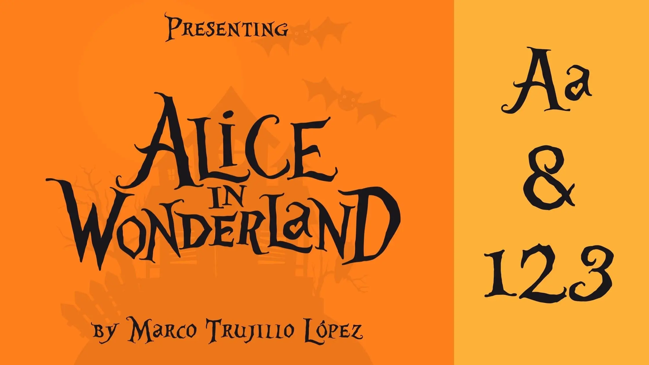 Alice In Wonderland font
