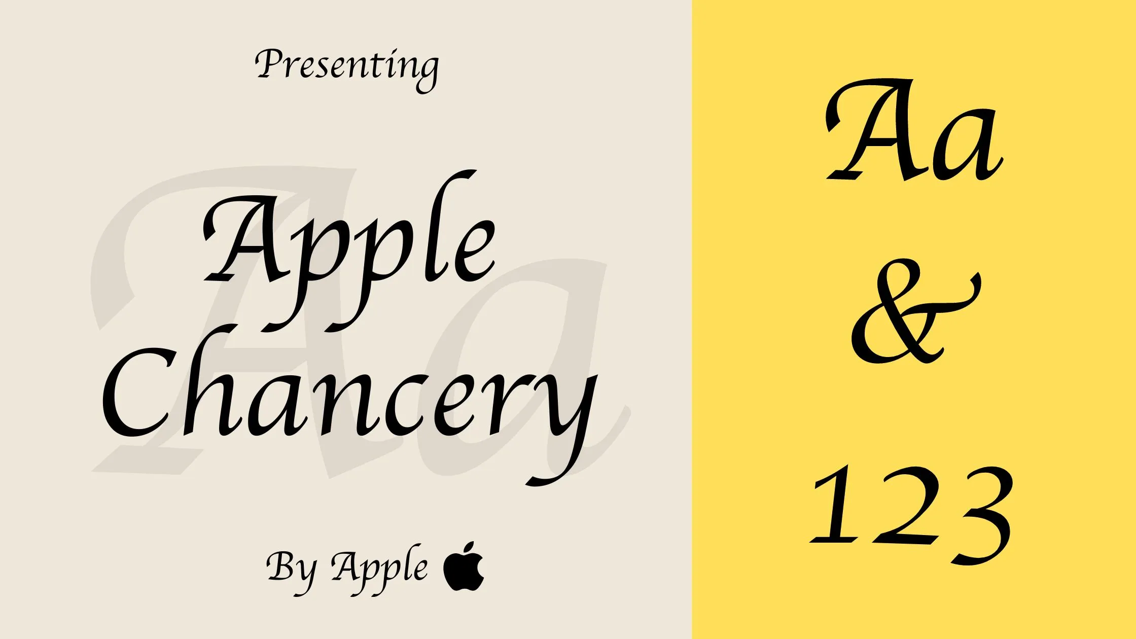 apple chancery font download