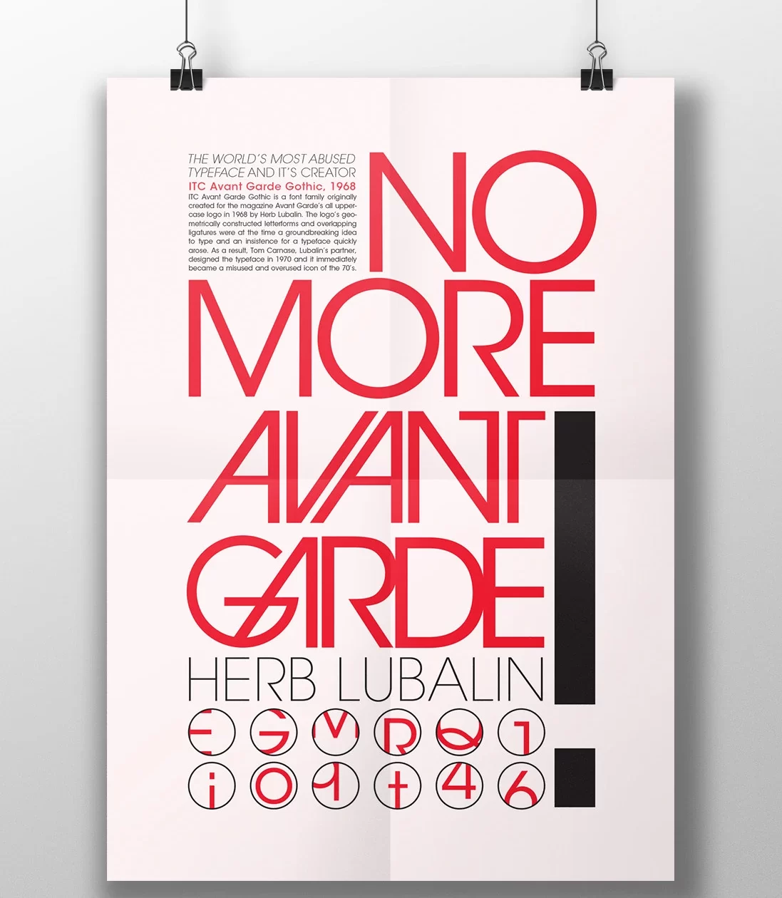 Avant Garde Font View 1