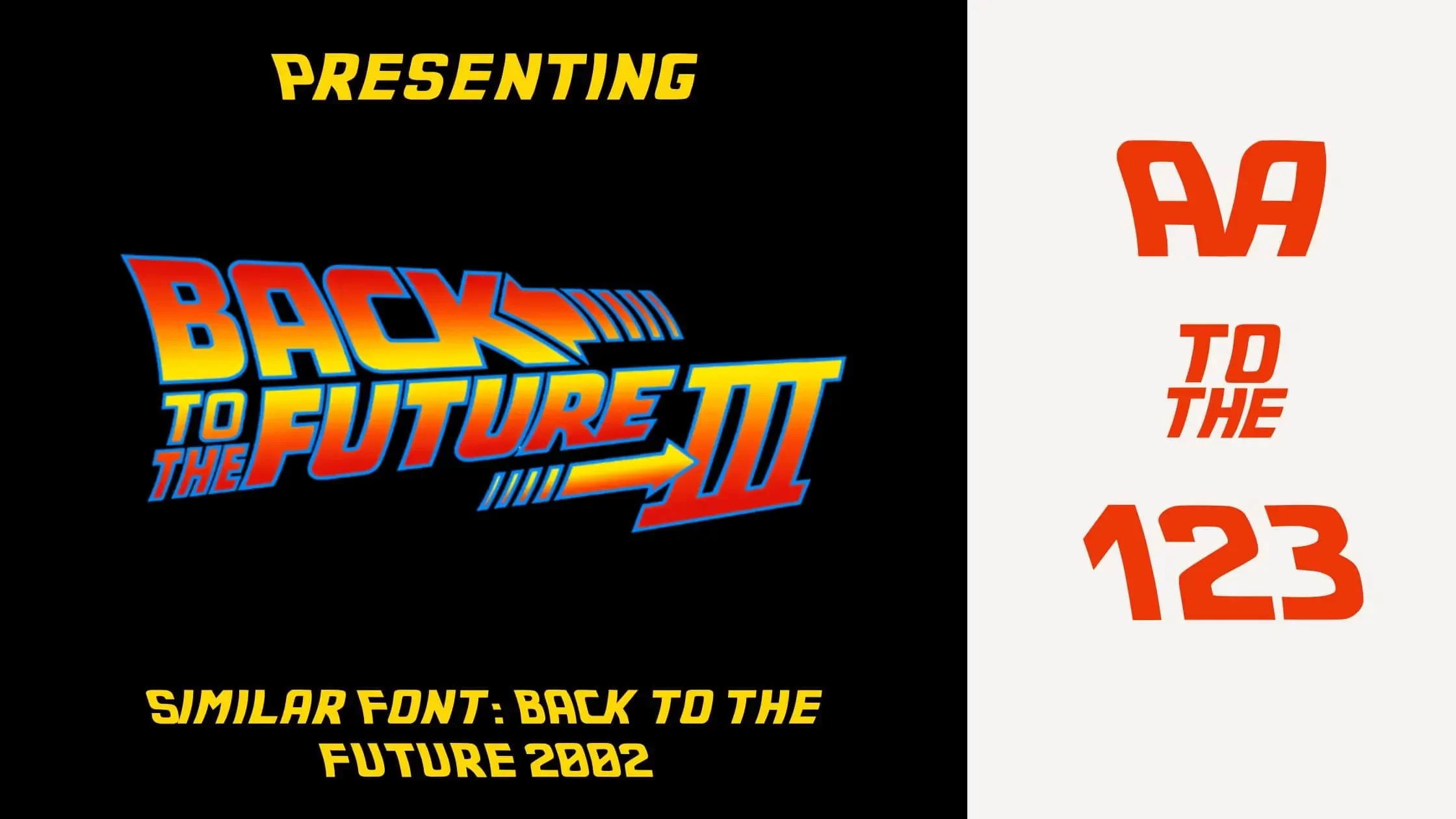Back To The Future Font