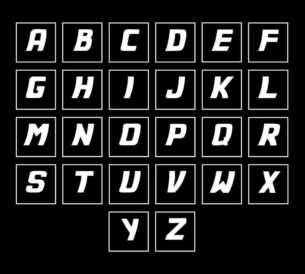 Back To The Future Font View 2