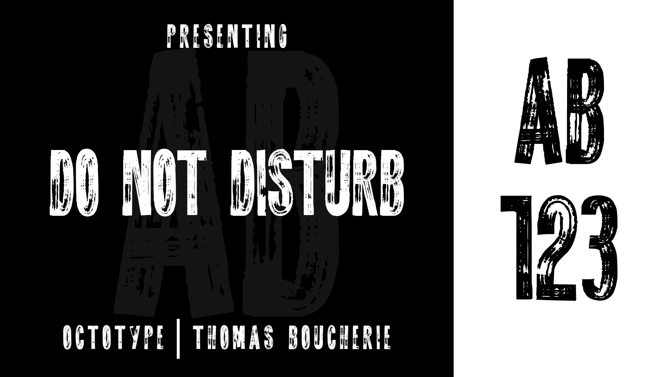 Do Not Disturb Font