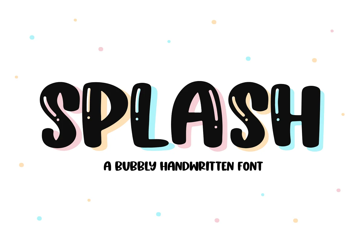 Splash-Font