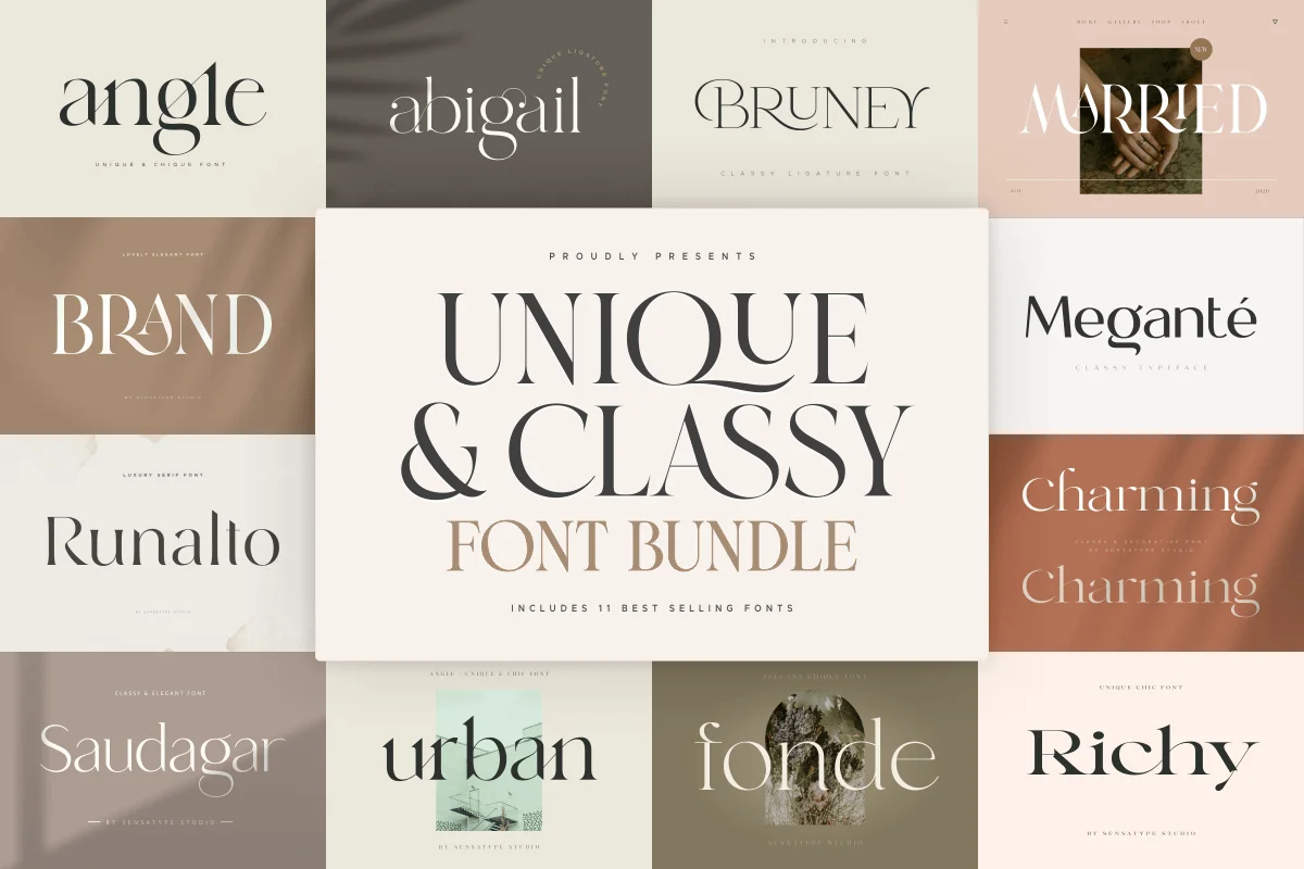 unique-and-classy-modern-font-bundles