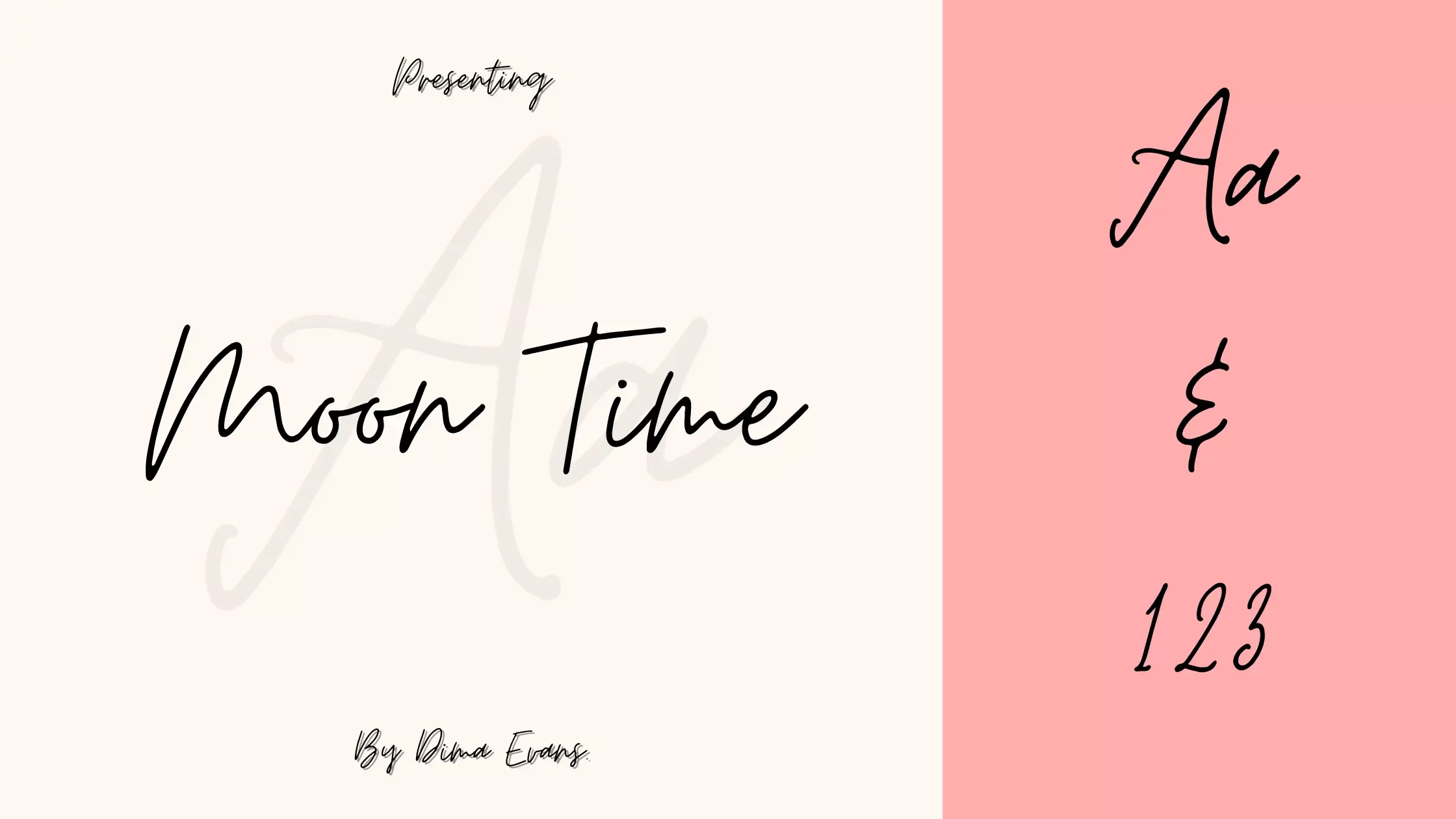 Moon Time Font