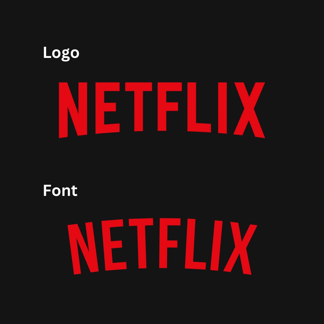 Netflix Font and logo