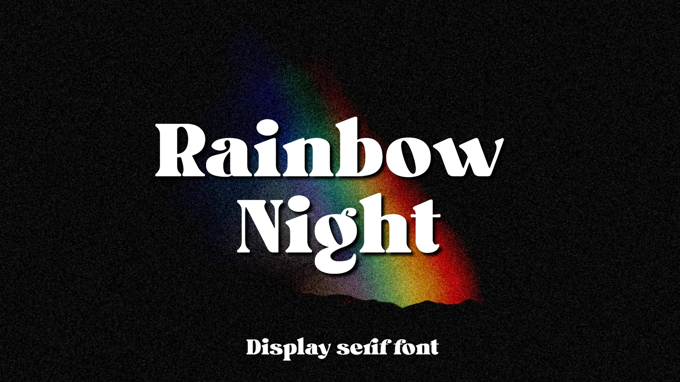 Rainbow Night Font